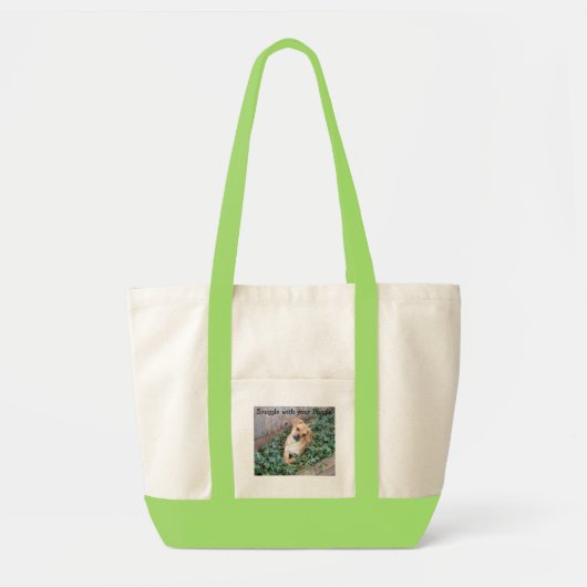 Tote Bag Câlin avec votre valise de Puggle (Devant)