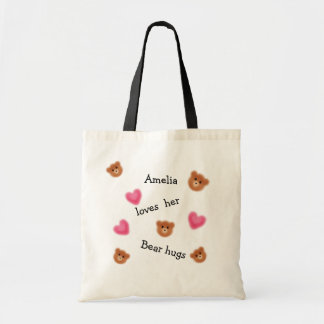 Tote Bag Câlins d'ours personnalisés
