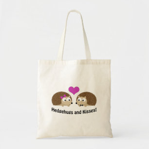 Tote Bag Câlins et baisers Amour de hérisson