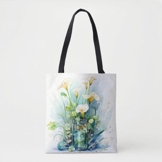 Tote Bag Calla Lilies, Jolie Floraison (Devant)