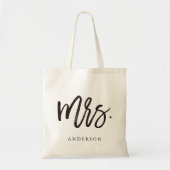 Tote Bag Calligraphie Mme Modern Chic (Devant)