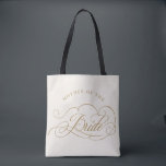 Tote Bag Calligraphie moderne or Mère de la Mariée<br><div class="desc">Une mère intemporelle et élégante du sac fourre-tout cadeau de la mariée avec un script de calligraphie raffiné sur un arrière - plan classique,  parfait pour une célébration mariage formelle et sophistiquée. Pour la personnalisation ou des produits supplémentaires avec ce design,  n'hésitez pas à me contacter.</div>