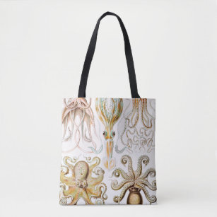 Tote Bag Calmar de poulpe, Gamochonia, par Ernst Haeckel