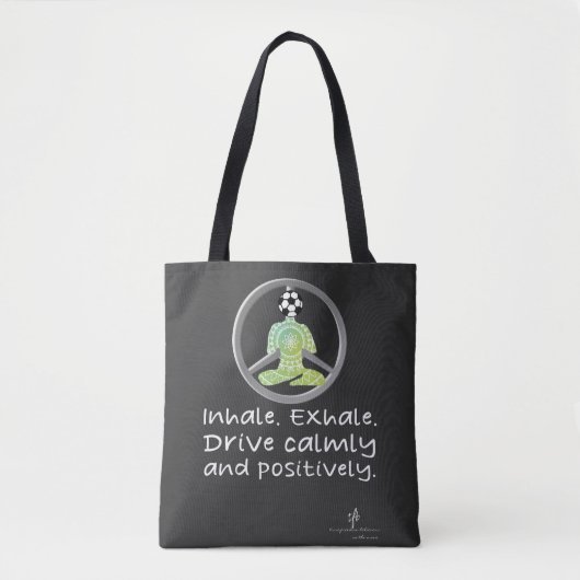 Tote Bag Calme Voiture Ride Accueil Concombre Incombant Foo (Devant)