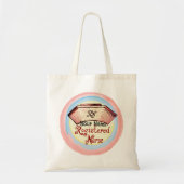 Tote Bag Calot d'infirmière rétro RN (Devant)