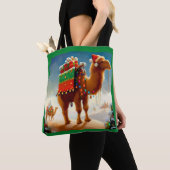 Tote Bag Camel de Noël 2 (De près)