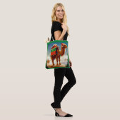 Tote Bag Camel de Noël 2 (Sur le modèle)
