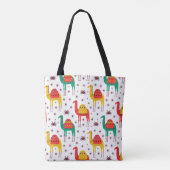 Tote Bag Camel pattern flat color design (Dos)