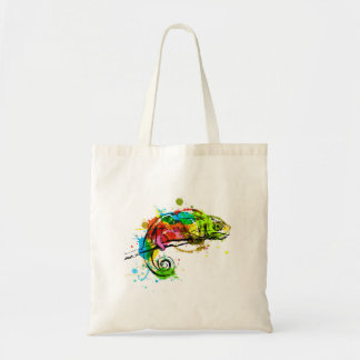 Tote Bag Caméléon coloré de croquis de main