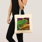 Tote Bag Caméléon Vert (Devant (produit))
