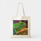 Tote Bag Caméléon Vert (Dos)