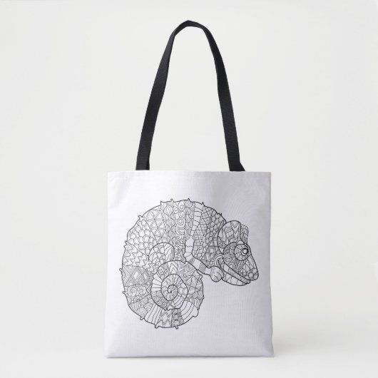 Tote Bag Caméléon Zendoodle 2 (Devant)