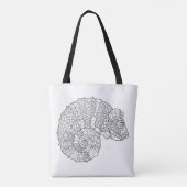 Tote Bag Caméléon Zendoodle 2 (Dos)