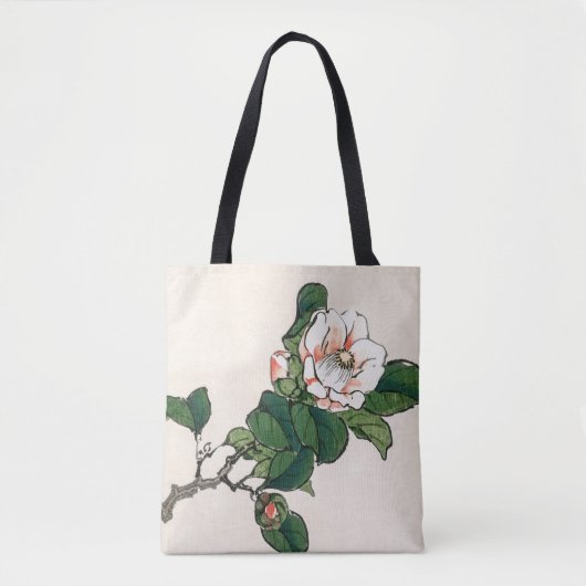 Tote Bag Camelia par Kōno Bairei (Devant)