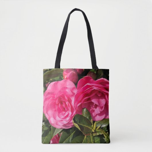 Tote Bag Camellia rose (Devant)