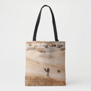 Tote Bag Camels Glamping : Marocain Desert Luxe