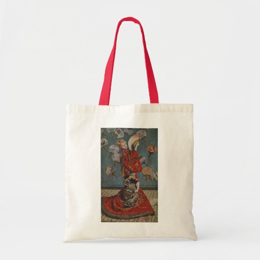 Tote Bag Camille Monet en costume japonais par Claude Monet (Devant)