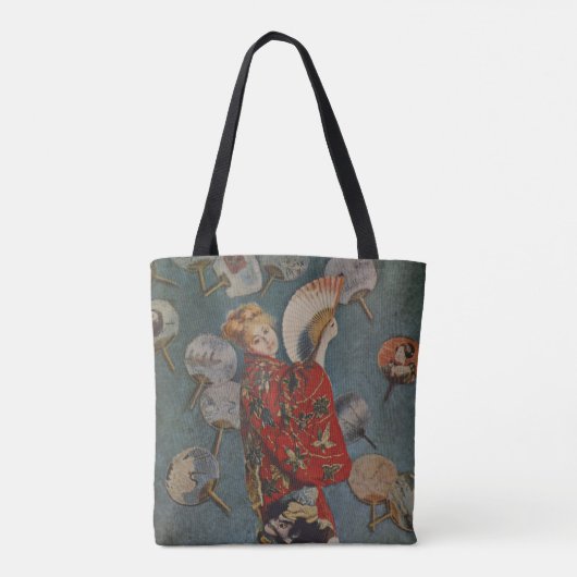 Tote Bag Camille Monet en costume japonais par Claude Monet (Dos)