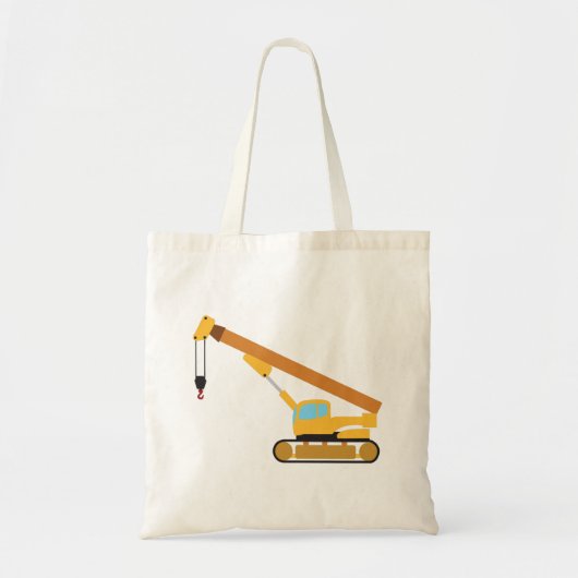 Tote Bag Camion de construction de grue (Devant)