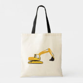 Tote Bag Camion de construction de l'excavateur (Dos)