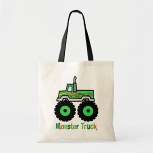 Tote Bag Camion de monstre vert