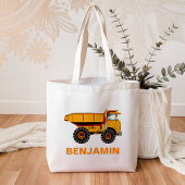 Tote Bag Camion de pompage enfants de construction
