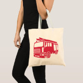Tote Bag Camion de pompiers (Devant (produit))