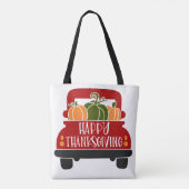 Tote Bag Camion de Thanksgiving (Dos)