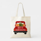 Tote Bag Camion de Thanksgiving (Dos)