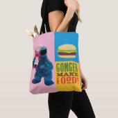 Tote Bag Camion fourré de Cookie Monster | Gonger Make Food (De près)
