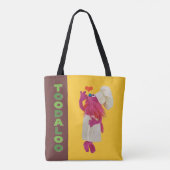 Tote Bag Camion fourré de Cookie Monster | Toodaloo (Dos)