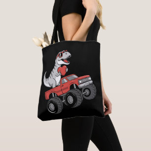 Tote Bag Camion Monstre de la Saint-Valentin T Rex Dinosaur