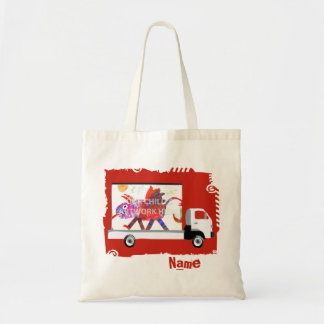 Tote Bag Camion rouge Fourre-tout $10,95