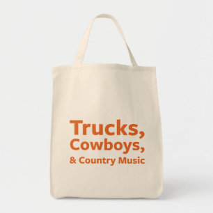 Tote Bag Camions, cowboys et musique country