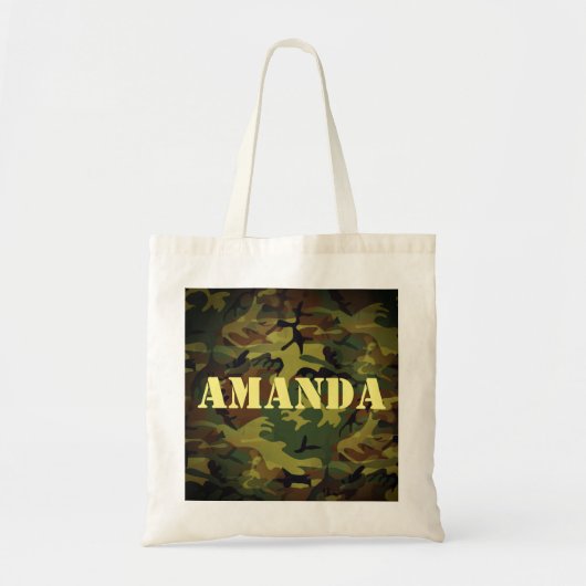 Tote Bag Cammo vert (Devant)