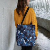 Tote Bag Camo bleu