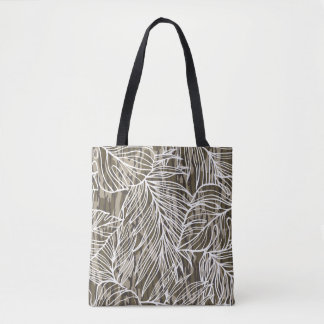 Tote Bag Camo Fond Botanique Sans Couture Bottom Lands