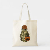 Tote Bag Camo Halloween Ghost Candy Hunter Trick Ou Treat (Dos)