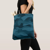 Tote Bag Camo Monocolor Vert Aigle (De près)