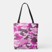 Tote Bag Camo rose/sac fourre-tout (Dos)