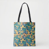 Tote Bag Camo signature arc-en-ciel muet (Devant)