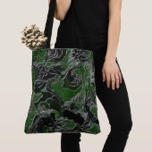 Tote Bag Camo Vert (De près)