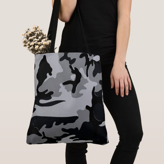 Tote Bag camouflage army (De près)