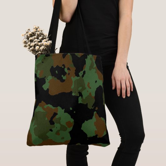 Tote Bag camouflage army (De près)