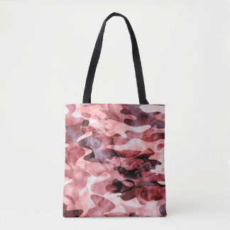 Tote Bag camouflage d'aquarelle Abstraite : teinture à crav