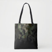 Tote Bag Camouflage de fond vert (Devant)