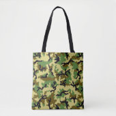 Tote Bag Camouflage de forêt (Devant)
