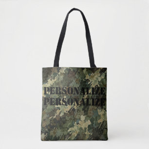 Tote Bag Camouflage de style des forces armées militaires C