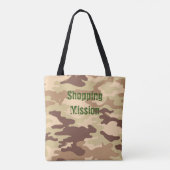 Tote Bag Camouflage du désert Brown (Dos)