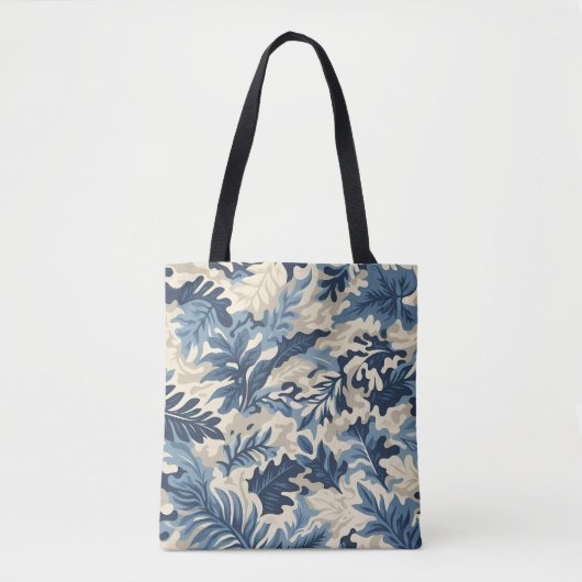 Tote Bag Camouflage Feuilles Abstraits (Devant)